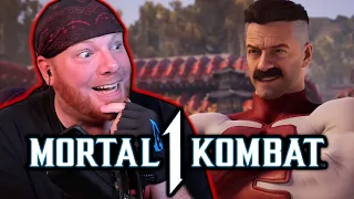 Krimson KB Reacts - OMNI-MAN, BABAY!!! - Mortal Kombat 1 Kombat Pack