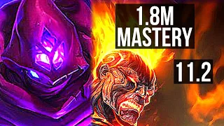 MALZAHAR vs BRAND (MID) | 1.8M mastery, 500+ games, 6/2/6 | EUW Diamond | v11.2