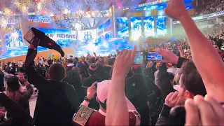 ROMAN REIGNS ENTRANCE WRESTLEMANIA 39 LIVE CROWD