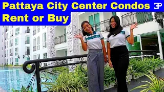 Pattaya Thailand, City center condos for rent or to buy