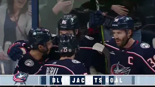 Kirill Marchenko scores his second goal vs Oilers (24 feb 2023)