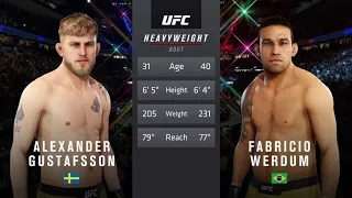 UFC Fight Island 3 Alexander Gustafsson vs Fabricio Werdum Ea Sports UFC 3