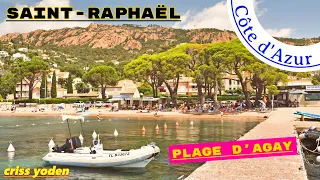 Saint-Raphaël ; Plage d'Agay ; Vacances ; Littoral ; Bord de Mer ; Provence ; Côte d'Azur ; France