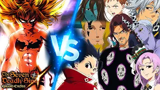 Derieri VS EVERY Story BOSS in Seven Deadly Sins: Grand Cross (The relevant ones)