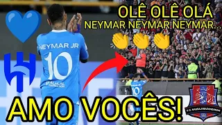 NEYMAR FOI APLAUDIDO DE PÉ POR TORCIDA RIVAL DO AL-HILAL😯