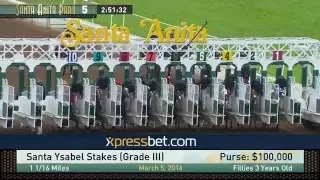 Santa Ysabel Stakes (Gr. III) - Saturday, March 5, 2016 HD