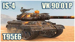 VK 90.01 (P), IS-4 & T95E6 • WoT Blitz Gameplay