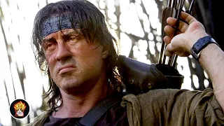Rambo Diremehkan oleh Tentara Bayaran, Tapi Demi Sarah, Rambo Kembali dengan Busur Panahnya !!