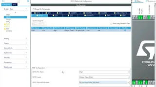 STM32 GPIO Open Drain no pull up no pull down init state high