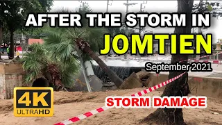 Jomtien Pattaya Beach. After the Storm. September 2021