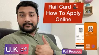 U.K Rail Card How To Apply Online Full Process , Save Money 💷With Uk RailCard