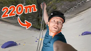 I tried to climb the biggest man-made route in the World