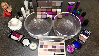 Pure Vs Purple-Mixing Makeup Eyeshadow in Clear Slime