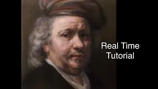Portrait Painting Tutorial | Rembrandt Oil Painting Demonstration