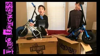 FatBoy and Rocker Mini BMX Bike Unboxing