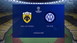 FIFA 22 | AEK Athens vs Inter - Stadion Olympik | Gameplay