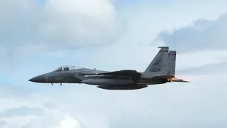 F 15C 4 Flybys | 2024 Oregon International Airshow Hillsboro