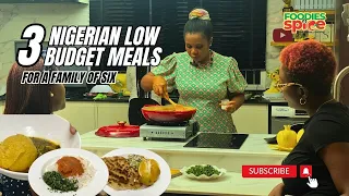 3 Nigerian Low Budget Meals for a Family of six #budgetcooking #budgetmeals #nigerianfood