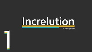 Increlution Ep 1 - Minimalist Incremental / Idle Indie Game - Progress Bars and Time Management