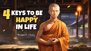Four Ways to Be Happy In Life  | 4 Keys to True Happiness in Life  - Buddhist Story | AriseAspire