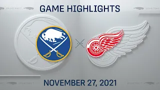 NHL Highlights | Sabres vs. Red Wings - Nov. 27, 2021