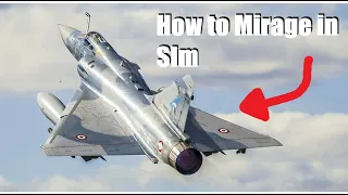 How to fly the Mirage 2000c in War thunder Sim