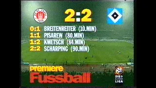 FC St. Pauli - Hamburger SV 2:2 (Komplettes Spiel vom 14.03.1997)