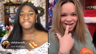 Terri Joe going live with Trisha Paytas on TikTok No editing