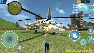 Baldi Stickman Hero Crime City h#1 - Sleepy Baldi's Helicopter - Android Gameplay