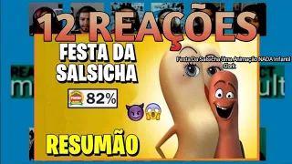 12 REAÇÕES | MULT REACT | Festa Da Salsicha, Uma Animação NADA Infantil: A História em 1 Vídeo!