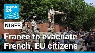 Niger military coup: Junta supporters burned French flags, attacked embassy • FRANCE 24 English