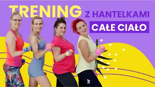 Trening z ciężarkami | Całe ciało | Licznik kalorii 🔥 20 min | #ŻelaznyWieczór #19 | Ola Żelazo