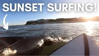 RAW SURFING POV | SUNSET ROCK SLAB SESSION | PERFECT CONDITIONS