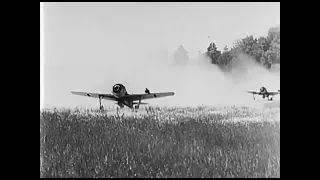 Focke-Wulf Fw 190 F Jabos dropping AB 250 cluster bombs and SC 50 HE bombs on Soviet targets in 1944