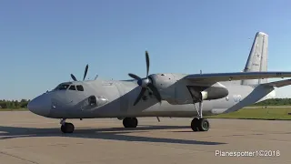 АН-26 RF-36069 запуск, взлет. Engine start, Takeoff. Кубинка. Армия-2018