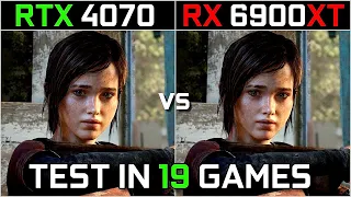 RTX 4070 vs RX 6900XT | Test in 19 Games at 1440p - 2160p | Which One is Better?