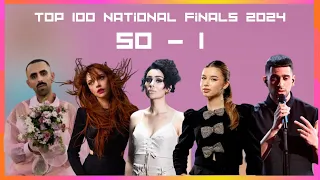 50 - 1 | RESULTS OF THE TOP 100 NATIONAL FINALS 2024 | 1820+ VOTES