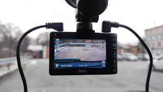 XBLITZ S3 DUO nagrania dzien noc kamera samochodowa wideorejestrator kamera cofania TEST