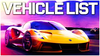 The Crew Motorfest Vehicle List! ALL Confirmed The Crew Motorfest Cars