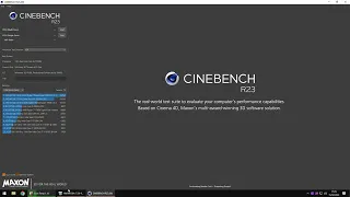 Test Cinebench R23 i9-13900k Rog Maximus Z790 Hero Power Limit Default