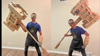 I Made The Hammer From Clone Drone In The Danger Zone Out of Cardboard!