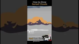 How to Draw Sunset Clouds!