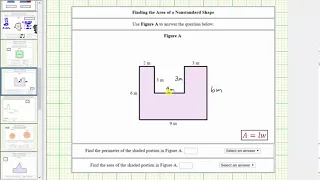 Determinar el perímetro y el área de un polígono irregular