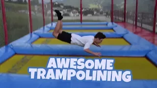 Awesome Trampoline Tricks 2!