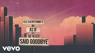 Michael Ball & Alfie Boe - As If We Never Said Goodbye (Lyric Video)