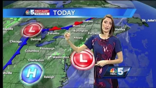 Video: Showers arrive Tuesday afternoon 11/15/16