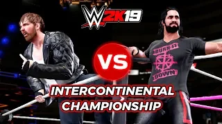 WWE 2K19 DEAN AMBROSE Vs SETH ROLLINS For IC Championship At TLC 2018