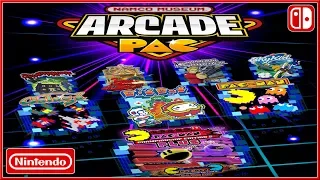 Namco Museum Arcade : PAC - Nintendo Switch Arcade Classics On The Go Trailer (2018) HD