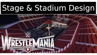 WWE Wrestlemania 31 Minecraft Stage & Stadium Design