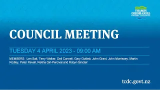 4 April 2023   Council Meeting Recording Part 1 of 2